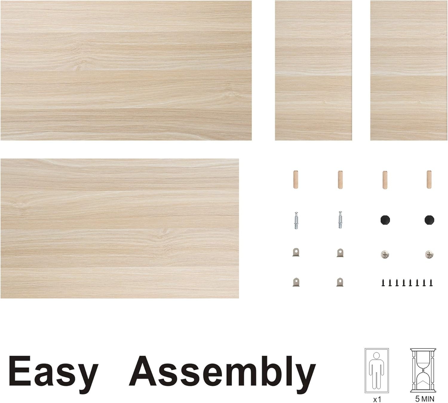 image:imageFITUEYES Monitor Stand 2 Tier Computer Monitor Riser Shelf Wood Desktop Stand for Laptop Computer Screen Desk Organization Office SuppliesOak